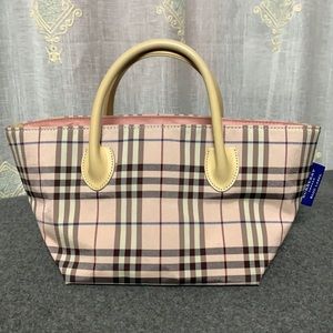 Burberry London Blue Label Nova Check Small Tote